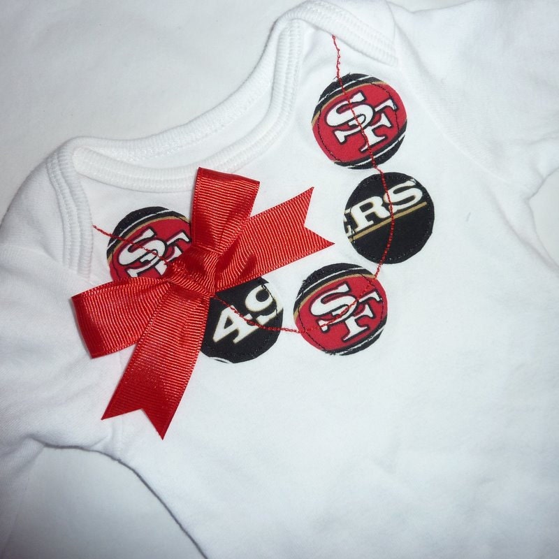 San Francisco 49ers Necklace Onesie or Shirt Superbowl