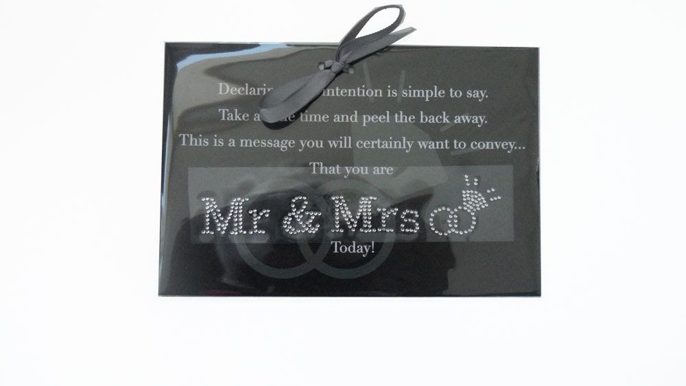 MR. and MRS. Shoe Sticker in Silver Crystal Perfect for Wedding Props and Unique Photo Opp