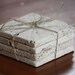 Coaster Set Natural Rustic Tumbled Marble - Earthy Cream Home Decor Coffee Table Simple Stone Gift for Him Her BLACK Friday CYBER Monday
