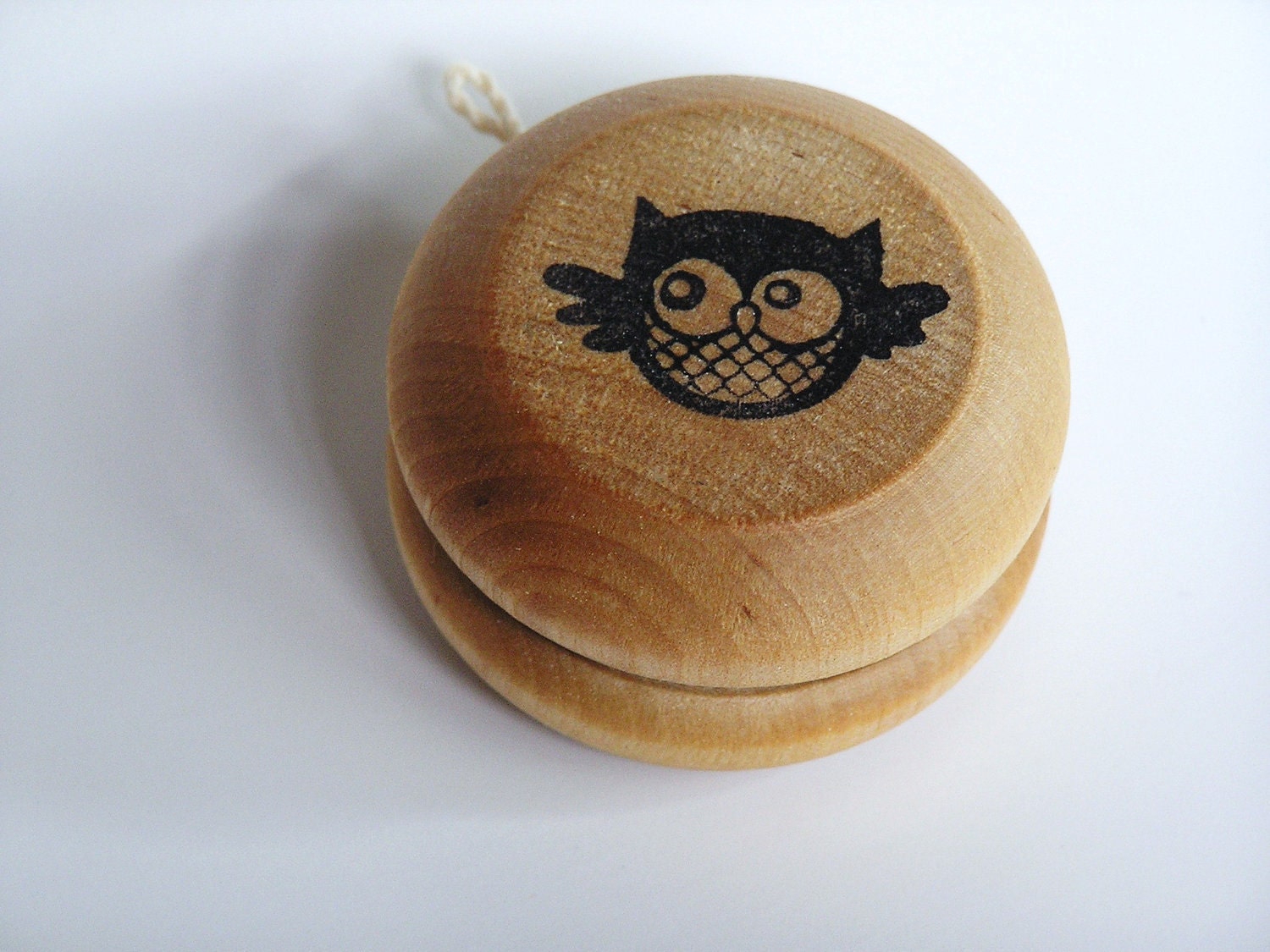 Wooden -Waldorf- Kids -Toy-Wood Toy- OWL- Yo Yo
