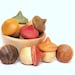Wooden -Waldorf- Kids -Toy-Waldorf Natural Wood Toy- Autumn Acorns- Seasonal Education Fun- Featured on Etsy Front Page