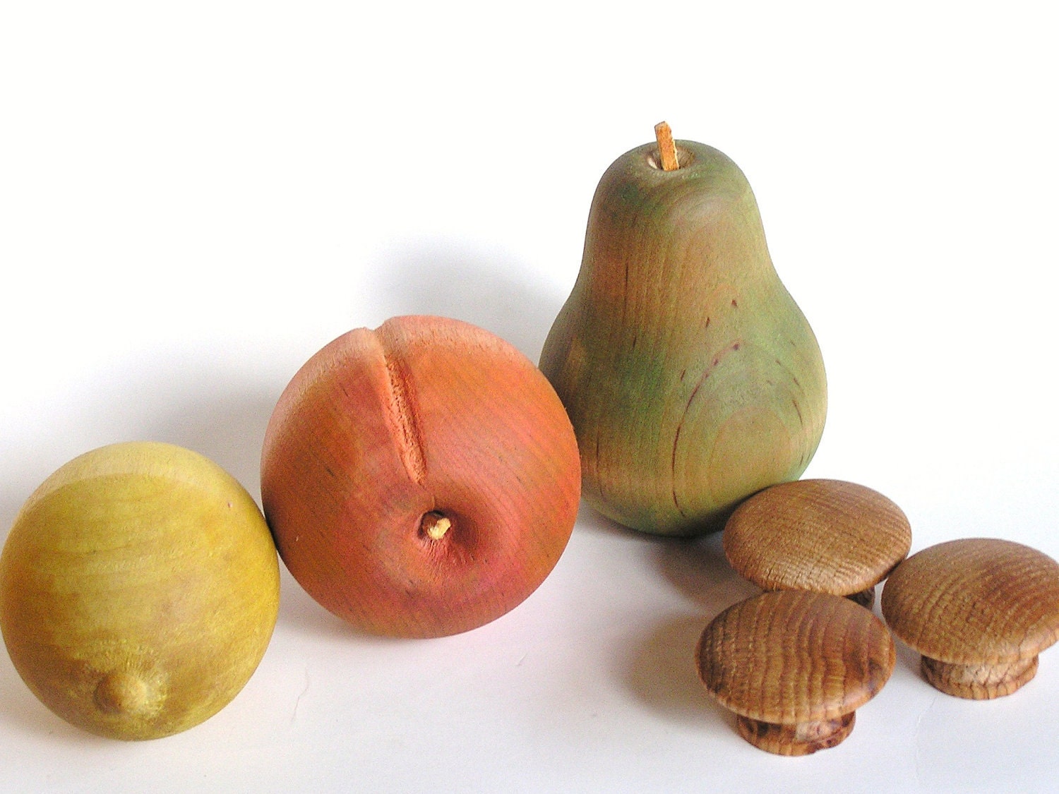 Natural Wood Toy -FARMERS MARKET- Solid Wood Pretend Kitchen Food Toy