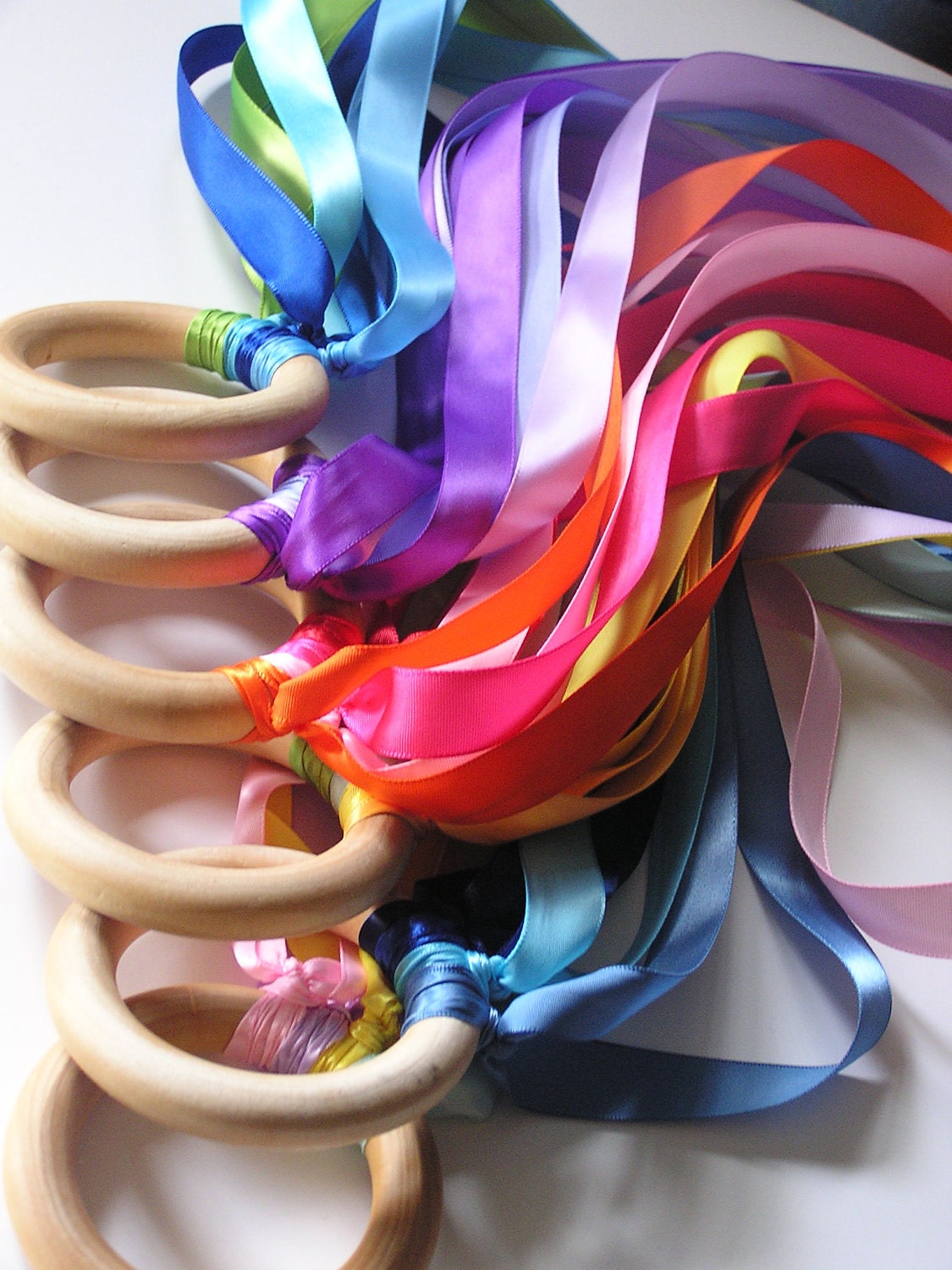 12 Waldorf-Natural Wood Toy Hand Kite -Fly Me Party Pack - Birthday Party -Wedding Favors-You PICK Colors