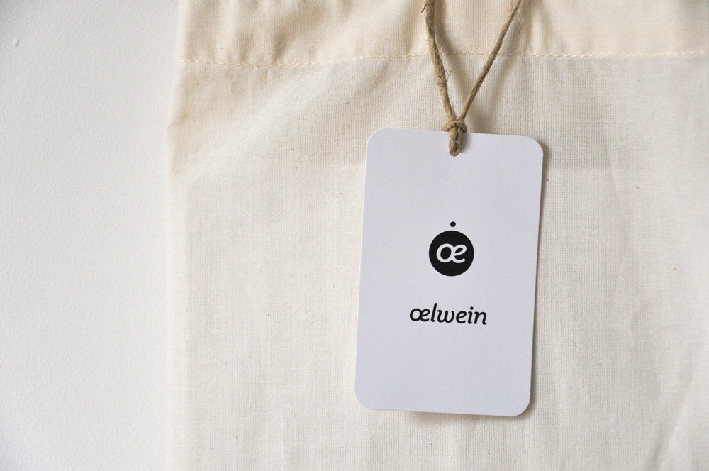 Rain & Cloud / Organic cotton tote bag / Screen printed