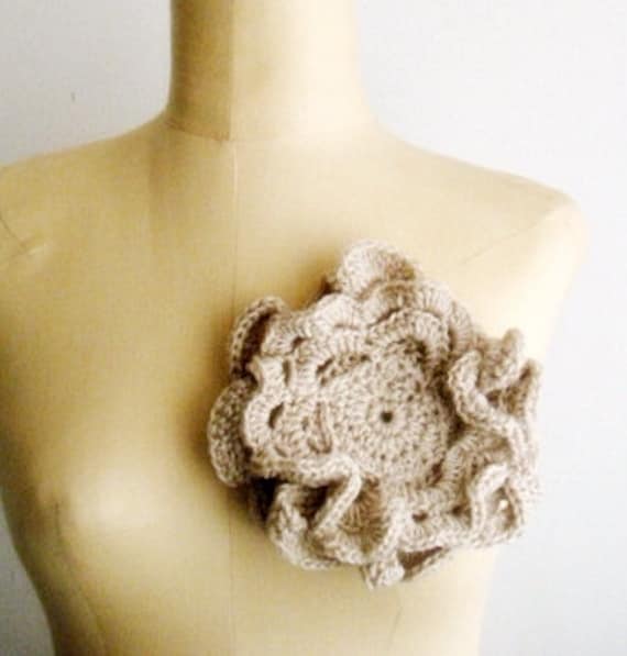 CROCHET PATTERNS (Crochet Flower Pattern #146 Large Field