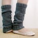 Knitting PDF PATTERN Ballet Yoga Dancer Leg warmers 13