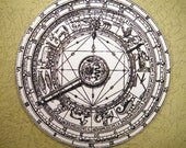 Zodiac Table Clock Cutout
