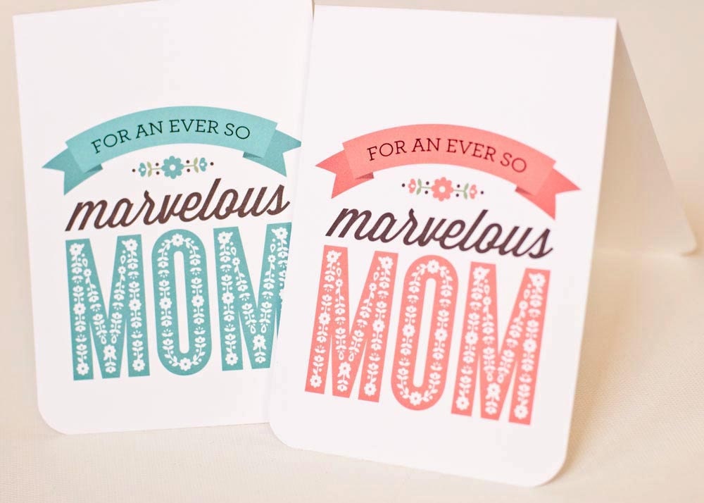 Mother's Day Card // Card for Mom // MARVELOUS MOM