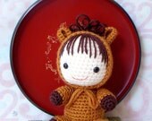 Amigurumi Pattern -  Zodiac Horse Baby - Crochet amigurumi doll tutorial PDF