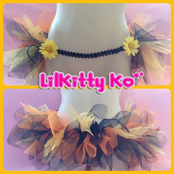 Sunset   - Custom mix color glitter tutu skirt - MADE to ORDER