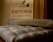 Organic Cradle Mattress Custom to fit with wool felted puddle pad