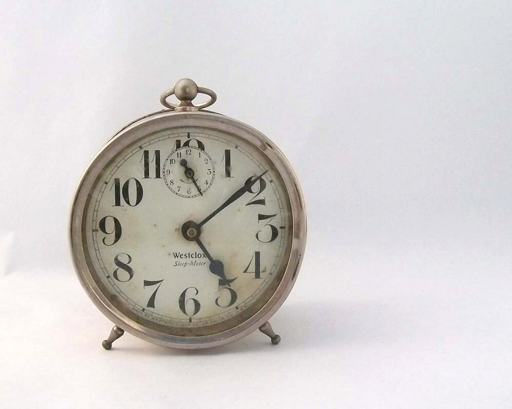 Antique Alarm Clock - Westclox Sleep-Meter