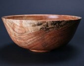 Spalted Oak Burl Wood Bowl  716