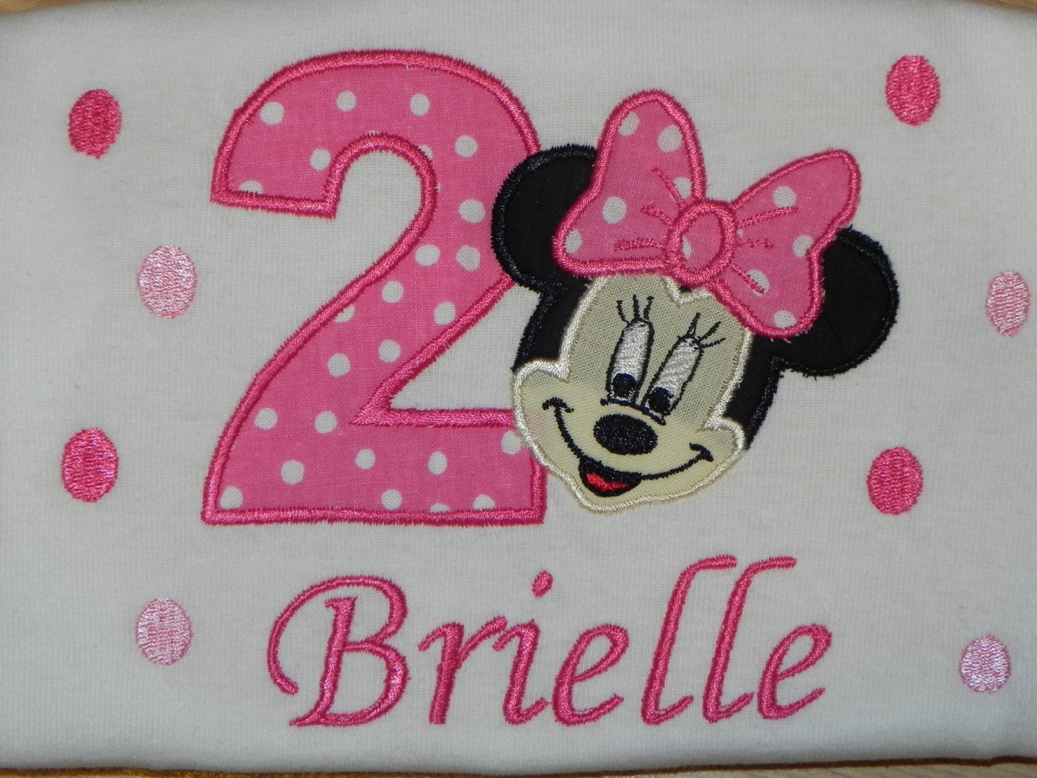 Minnie Mouse 2nd Birthday w/Child's Name