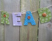 READ - Eco Friendly Garland, banner, sign, recycled, upcycled