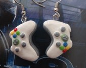 White Xbox 360 Controller Earrings