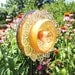 RESERVED for Neely Recycled Repurposed Garden Art Glass Flower Suncatcher SHEBA