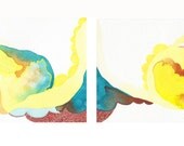 Diptych Series: Abstract Painting /// 7