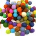 Felt Balls 300 count 20mm Felted balls by YUMMI felt beads