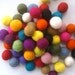 DIY Felt Ball Garland 100 count 20mm Felted balls by YUMMI