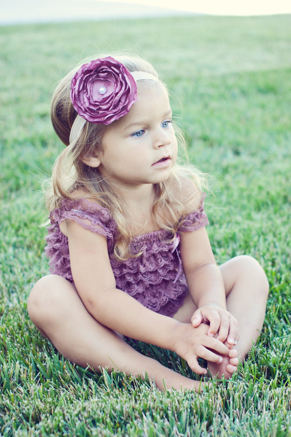 Headband with matching petti romper