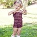 Baby Romper -  Brown ruffle lace petti romper with matching brown and leopard headband