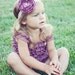 Headband with matching petti romper