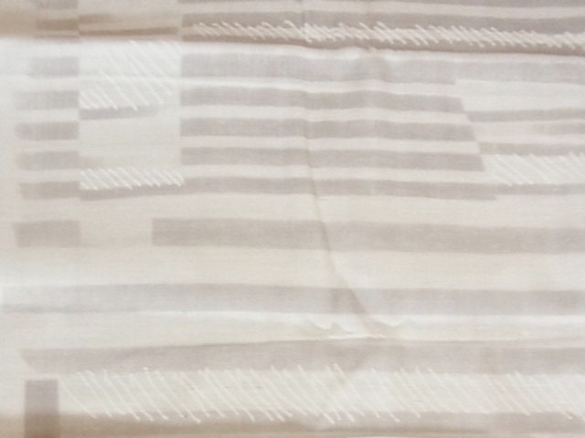naniIRO fabric Gray Stripe