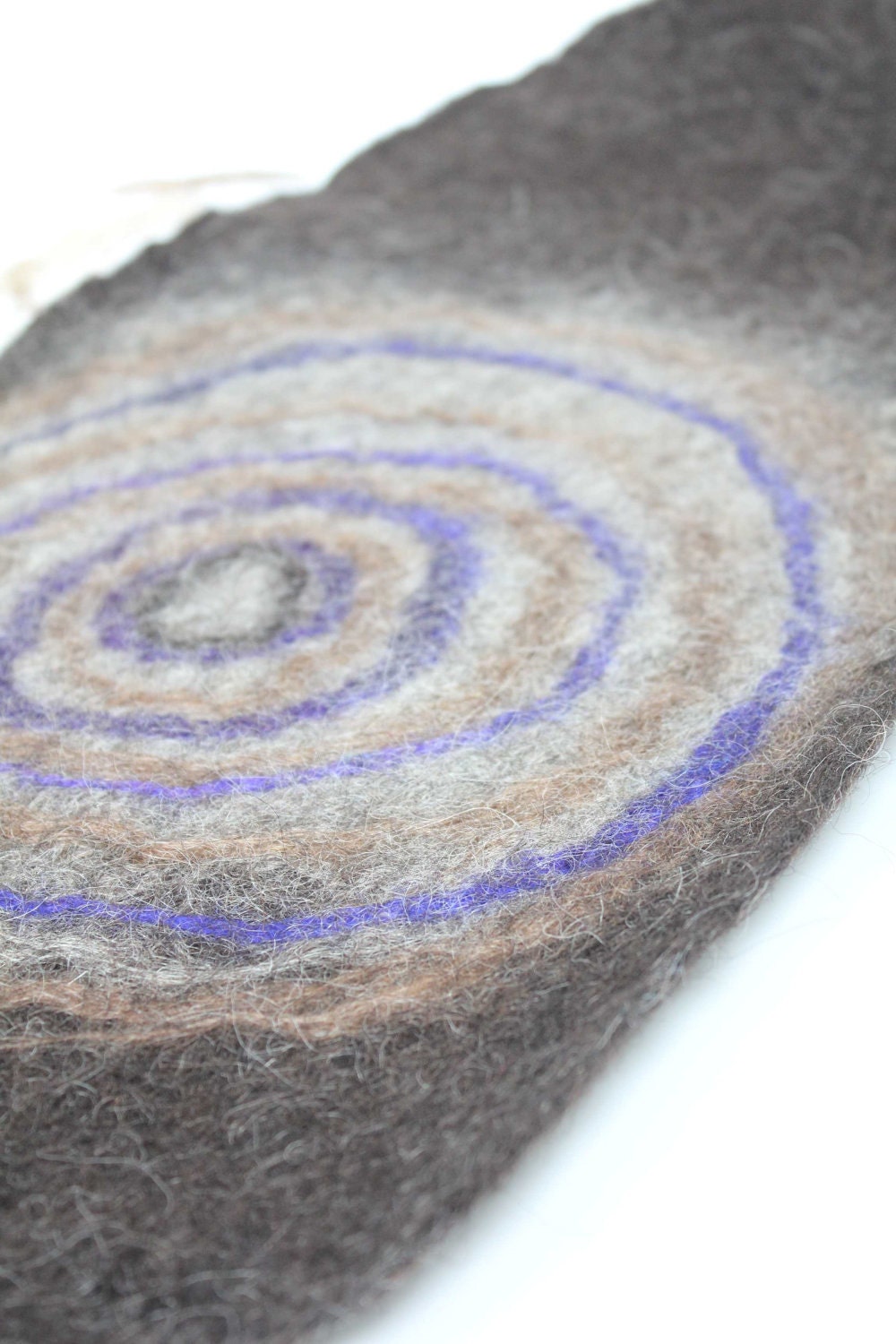Wet felted table centre piece