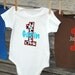 Personalized Birthday T-Shirt or Onesie Bodysuit to Coordinate with Birthday Party Sets - Add On to Birthday Set or Hat Purchase