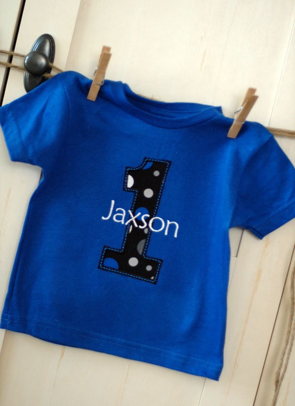 Personalized Birthday T-Shirt or Onesie Bodysuit to Coordinate with Birthday Party Sets - Add On to Birthday Set or Hat Purchase