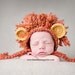 Baby LION MANE Crochet Hat Photo Prop Newborn 0 3 6 Months