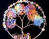 Copper Fire Tree of Life Sun Catcher