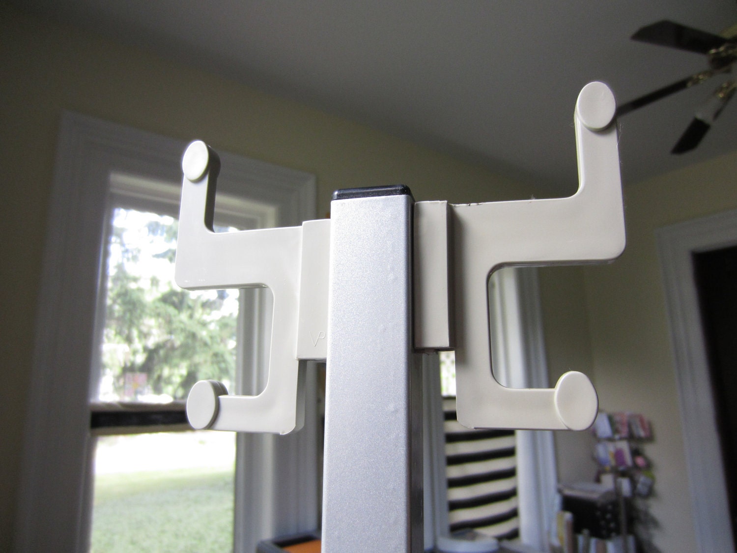 Vintage Industrial Freestanding Metal Coat Rack / Hall Tree