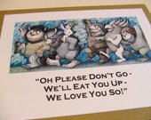 We Love You So  - Where the Wild Things Are Quote Card