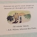 Never Forget Me - Winnie the Pooh Quote - Nursery Print