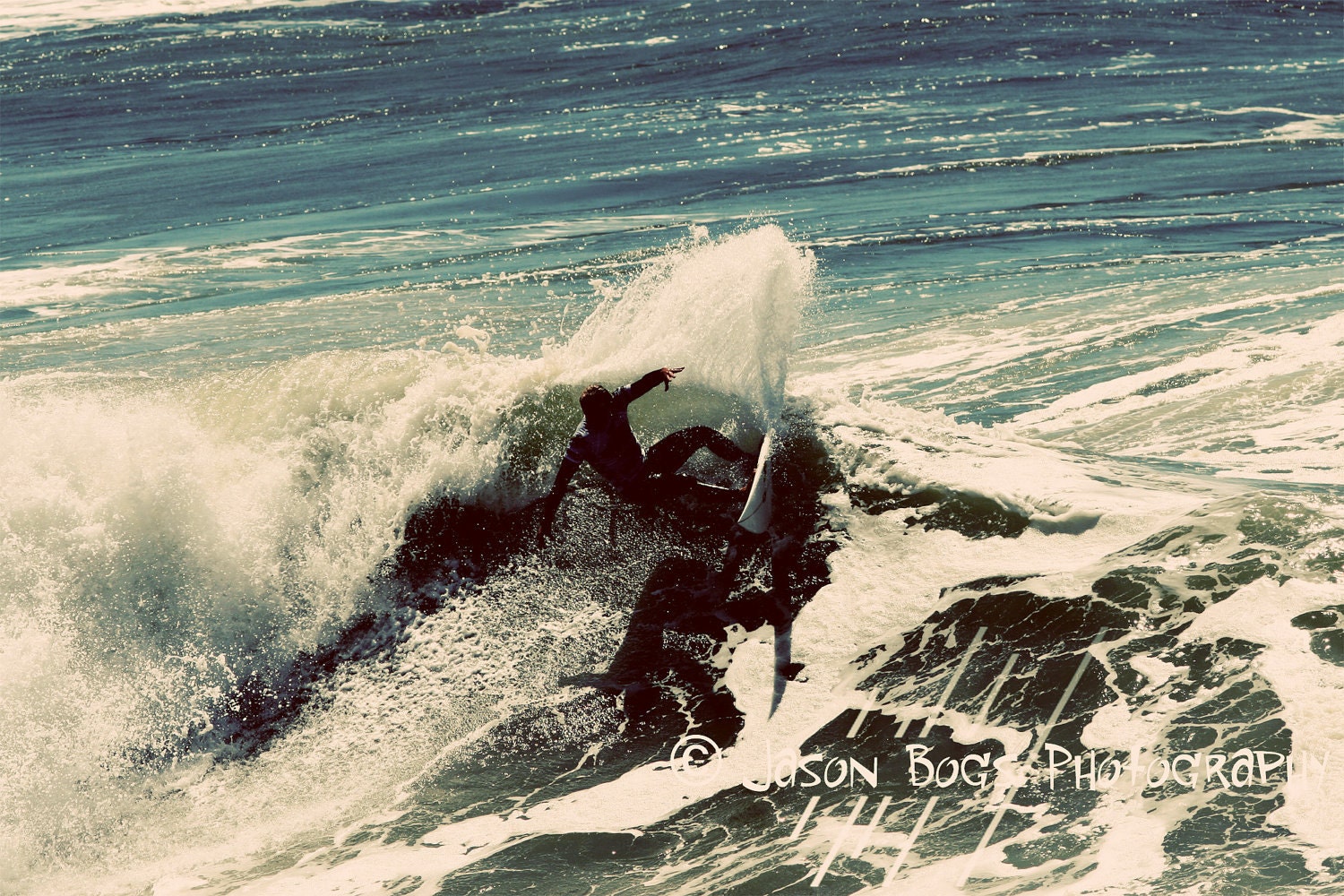 California Surfing - Summer Dream - 8x12 Surf photo cool tones