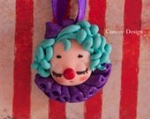 Cunene Clown sleeping doll Pendant
