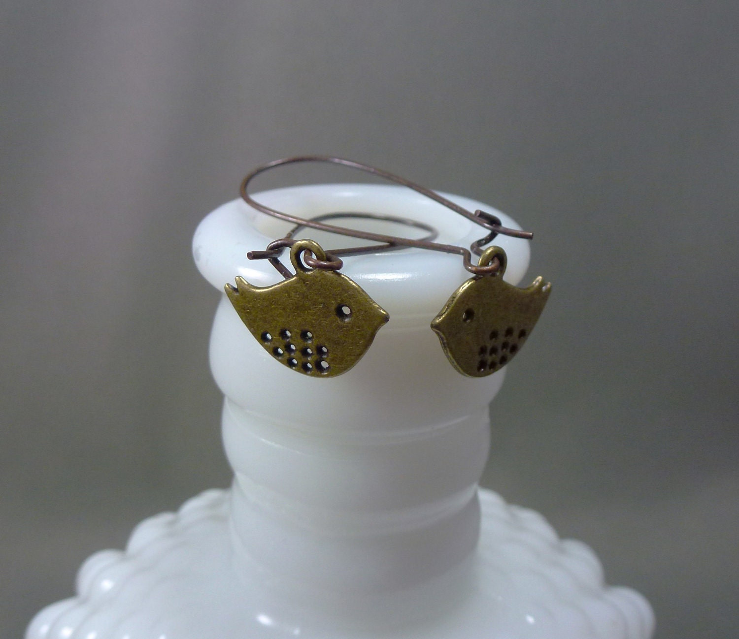 Antique Love Bird Earrings - FREE Shipping