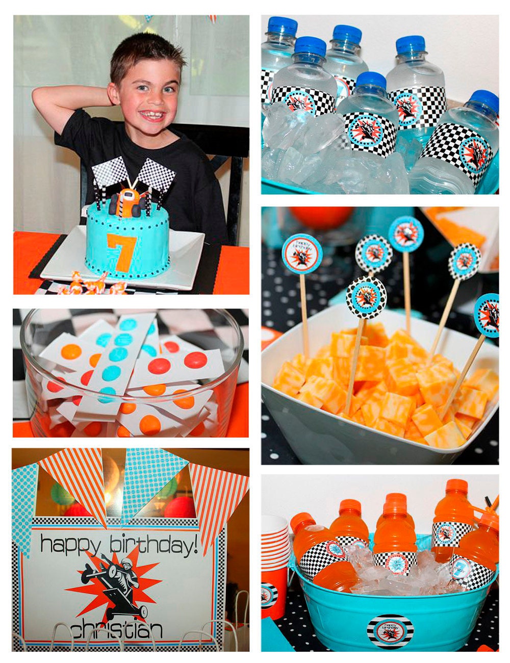 Go Kart Racer Party - Birthday - Race car - Stock Car - Huge Printables Set by Amanda's Parties To Go