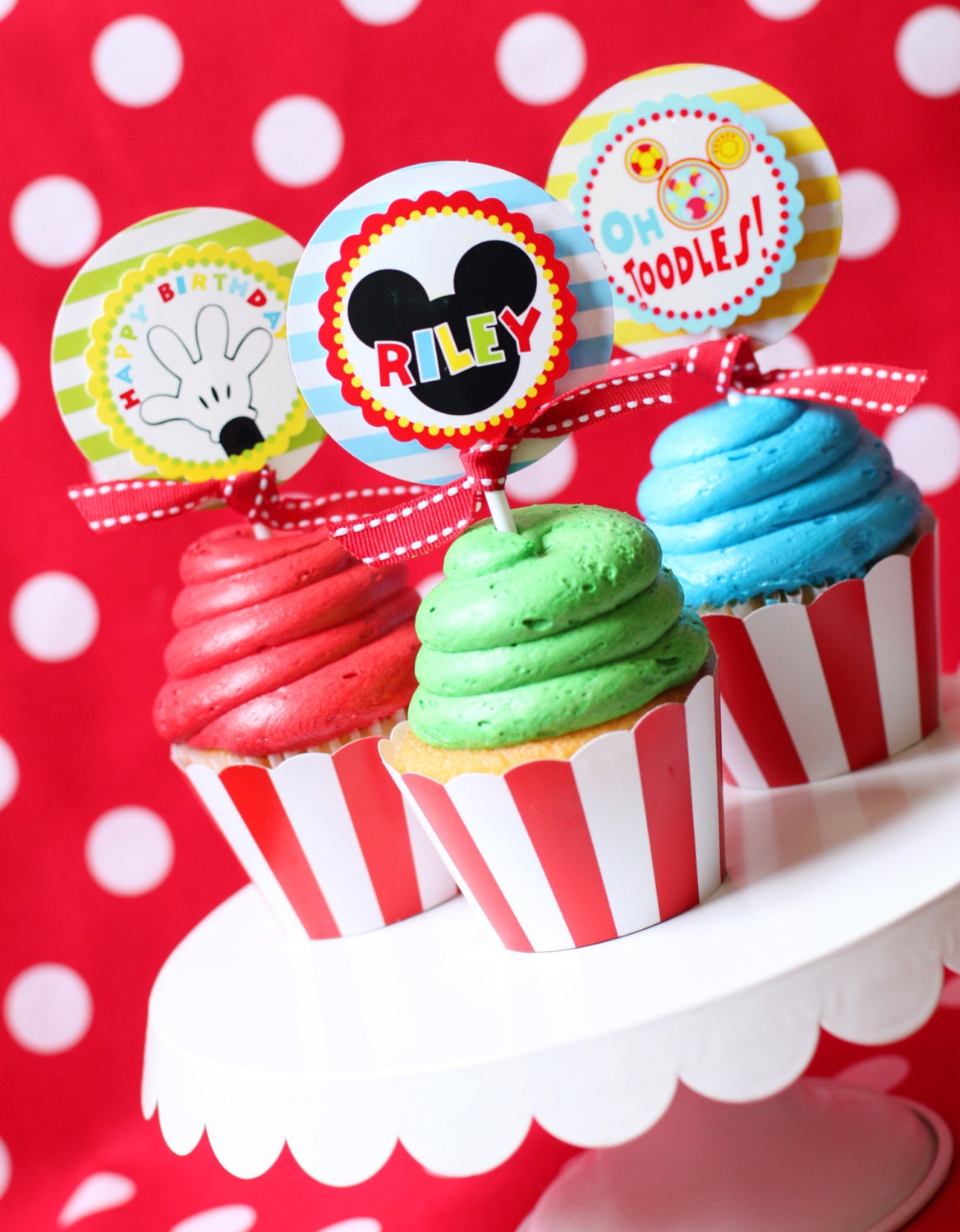 Mickey Mouse Party Printable Birthday - Clubhouse - Inspired by Mickey Mouse - HUGE Party Set by Amanda's Parties TO GO