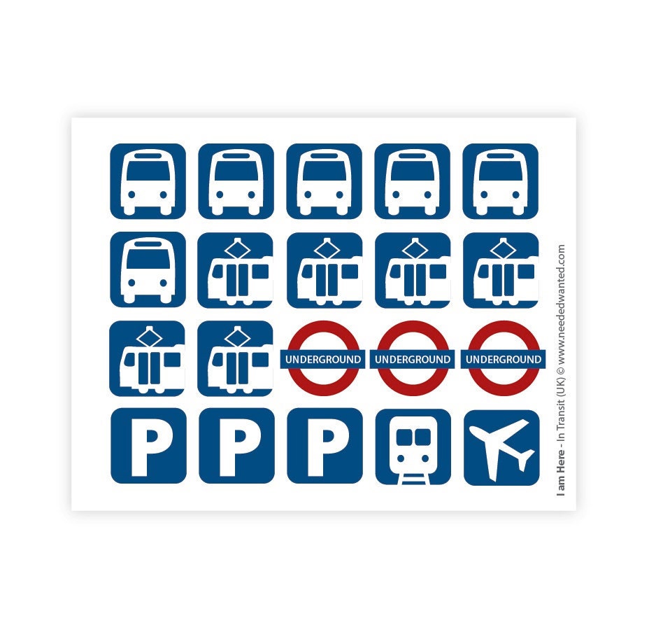 In Transit - UK (sticker sheet)