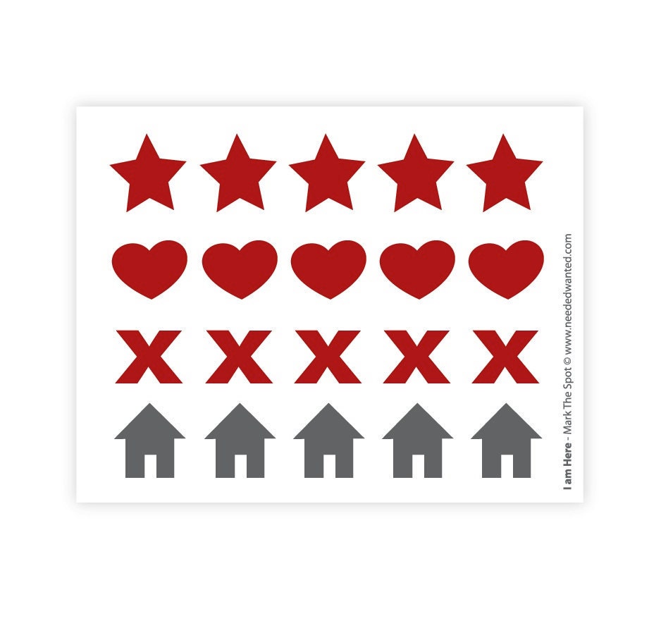 Mark The Spot (sticker sheet)