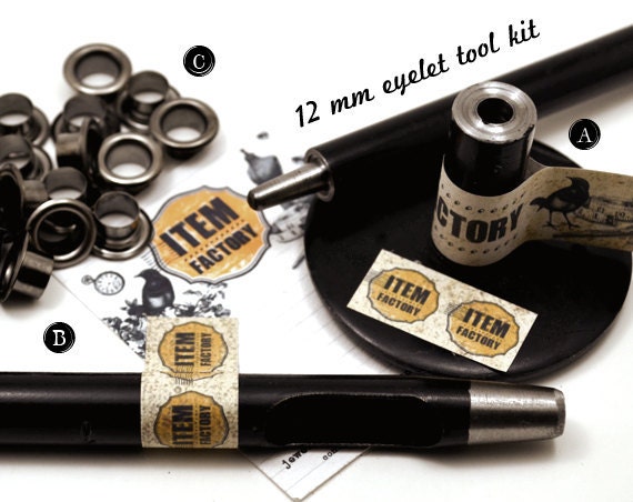 Eyelet Tool Setting For 12mm No.20  Round Eyelets Grommet.