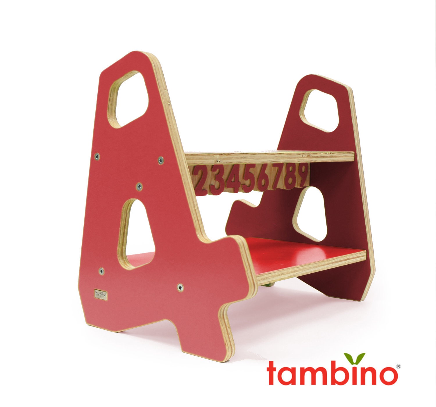 4-4 Stepstool in Red Hues