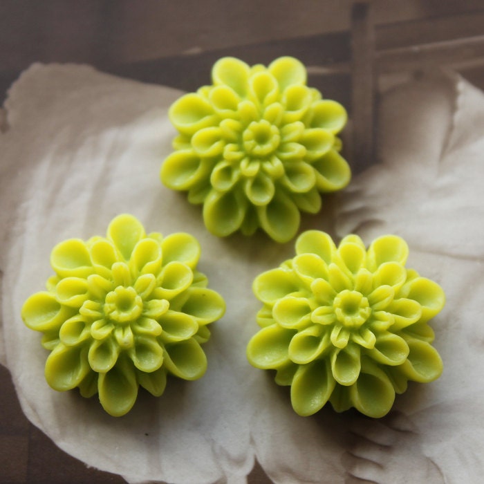 8 pcs Wholesale Beautiful   Colorful Rose Flower Resin Cabochon   - -23mm(CAB-AN-40)