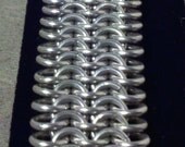 Totally Metal, Metal Armor Chainmaille Cuff Bracelet