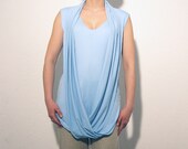 Convertible summer shirt pastel scarf ready to ship custom orders