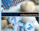 Surf is up birthday labels Il_170x135