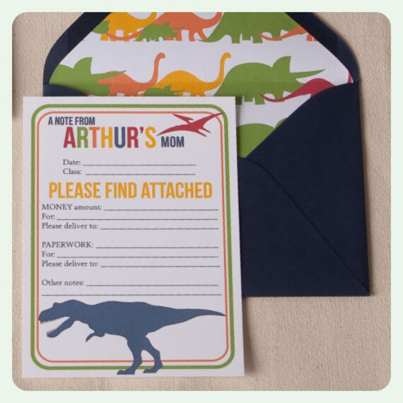 Dinosaur MOM CARDS Il_570xn